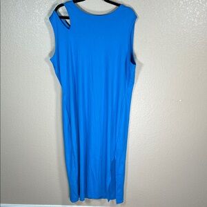 Polo by Ralph Lauren Electric Blue Midi Tank  Dress Size 2x NWT